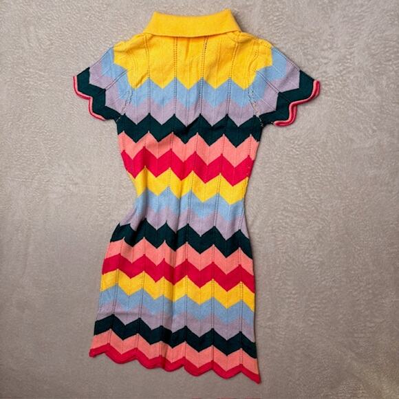 NWT- Fashion Nova Always Happy Knit Mini Dress (Women’s M) - Picture 4 of 6